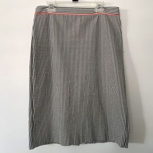 JCREW no. 2 pinstripe pencil skirt